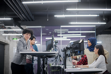 Image showing portrait of young female software developer