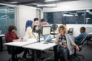 Image showing portrait of young female software developer