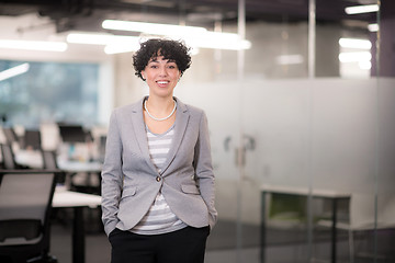 Image showing Portrait of successful female software developer