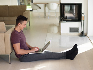 Image showing man enjoying relaxing lifestyle