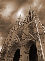 Image showing Paris - the Sainte-clotilde basilica