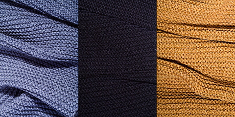 Image showing Knitted textures background