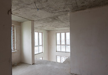 Image showing The second floor of a two-storey apartment in a new building