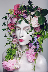 Image showing Beautiful flower queen