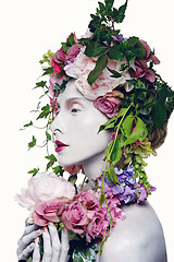 Image showing Beautiful flower queen