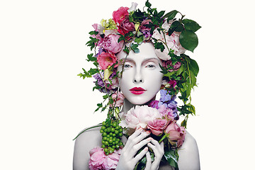 Image showing Beautiful flower queen