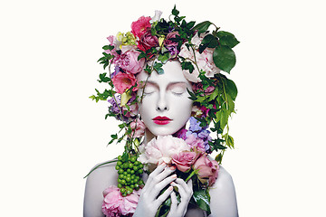 Image showing Beautiful flower queen