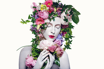 Image showing Beautiful flower queen