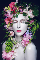 Image showing Beautiful flower queen