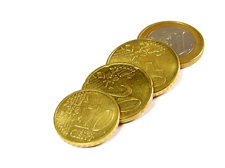 Image showing Euro-coins