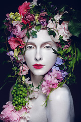 Image showing Beautiful flower queen