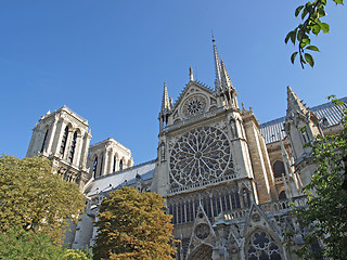 Image showing Notre-Dame Cathedral in Paris