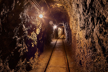 Image showing Old Mine Tunnel