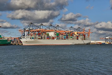 Image showing Huge Container Ship