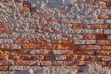 Image showing Brick Wall Closeup