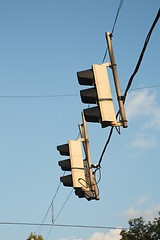 Image showing Traffic light red