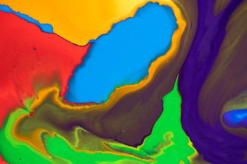 Image showing Bright colorful paint