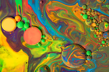 Image showing Bright colorful paint