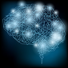 Image showing Vector Brain Concept