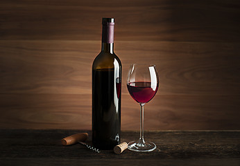 Image showing Red wine