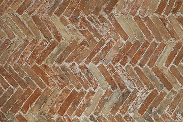 Image showing Antique brick wall texture