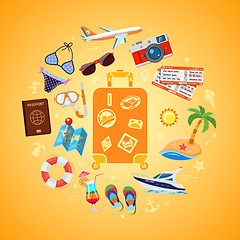 Image showing Vacation Travel and Summer Concept