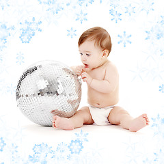 Image showing glitterball baby