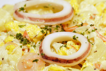 Image showing seafood salad