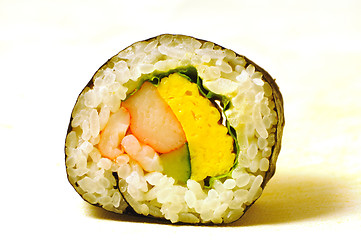 Image showing japanese sushi roll