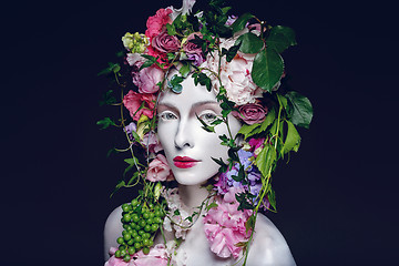 Image showing Beautiful flower queen