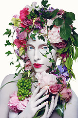 Image showing Beautiful flower queen