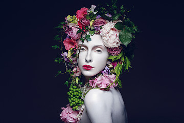 Image showing Beautiful flower queen