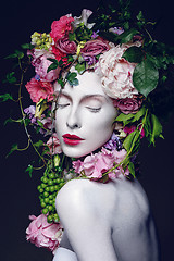 Image showing Beautiful flower queen