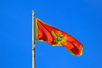 Image showing Montenegro Flag