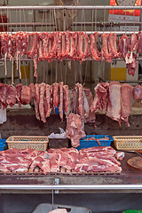 Image showing Hanging Meat