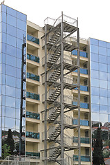 Image showing Fire Escape Stairs