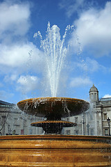 Image showing Trafalgar Fountain