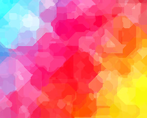 Image showing Abstract colorful spotted pattern