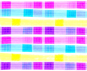 Image showing Background with abstract bands and square pattern