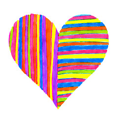 Image showing Abstract bright heart 