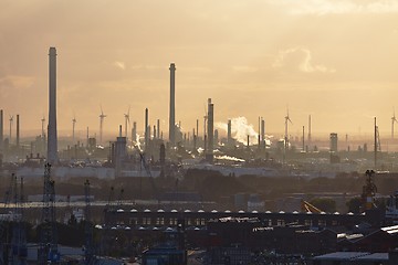 Image showing Huge industrial docks