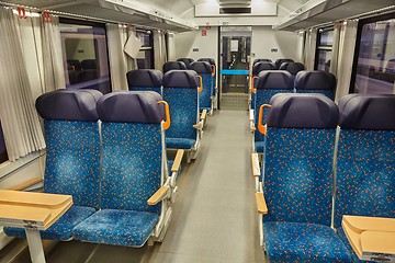 Image showing Passenger Train interior