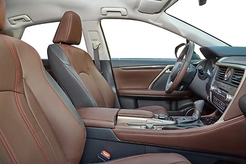 Image showing Car Interior Backseats