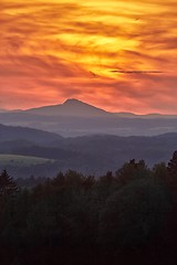 Image showing Sunset Hills Landscape