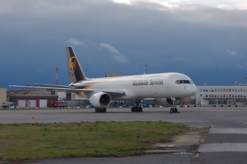 Image showing Cargo plane at the airport