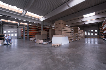 Image showing furniture factory