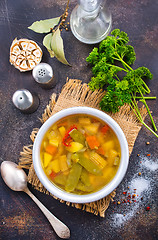 Image showing vegetable soup