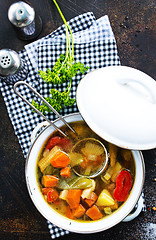 Image showing vegetable soup