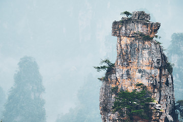 Image showing Zhangjiajie mountains, China