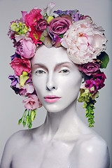 Image showing Beautiful flower queen